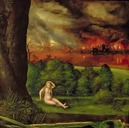 Lot y su hija, 1537 (detalle)